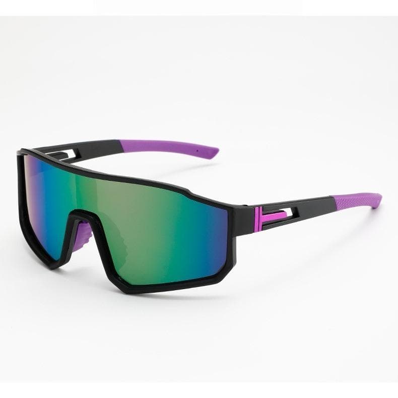 Full Frame Integrated Lenses Cycling Sunglasses Outdoor Sports UV Protection Colorful Coated