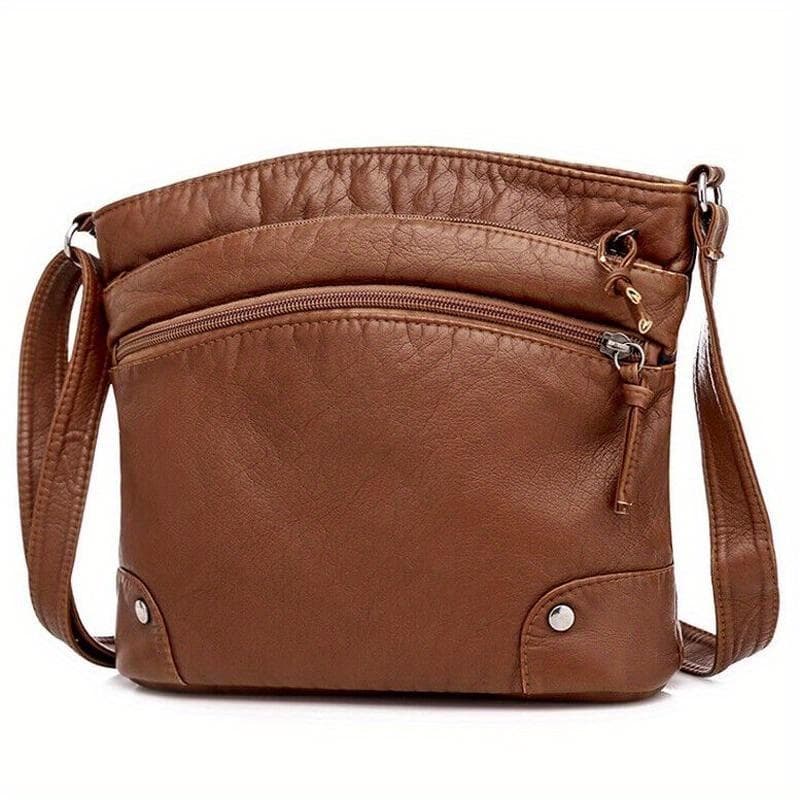 1PC Ladies Handbag Totes Bag - Soft Leather Crossbody Medium Shoulder Bag - For Women - Suitable for Everyday Use, Shopping, Dating