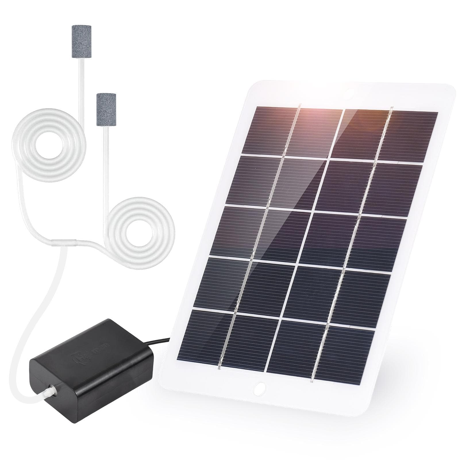 Solar Powered Oxygen Air Pump Kit for Aquarium Fish Tank Oxygenator Oxygen Aerator Solar Air Pump