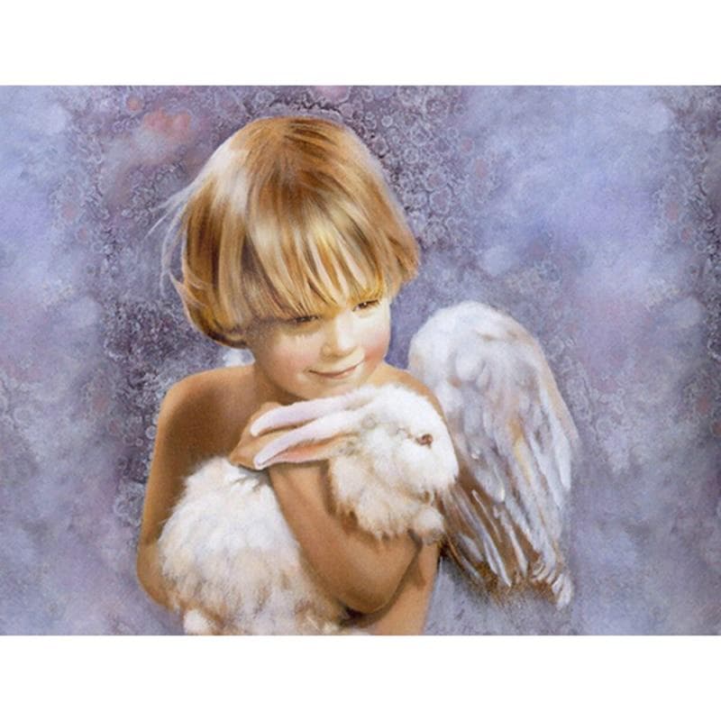 5D DIY Diamond Painting cute baby 3D Full round Drill Embroidery beads Cross Stitch 20X30CM