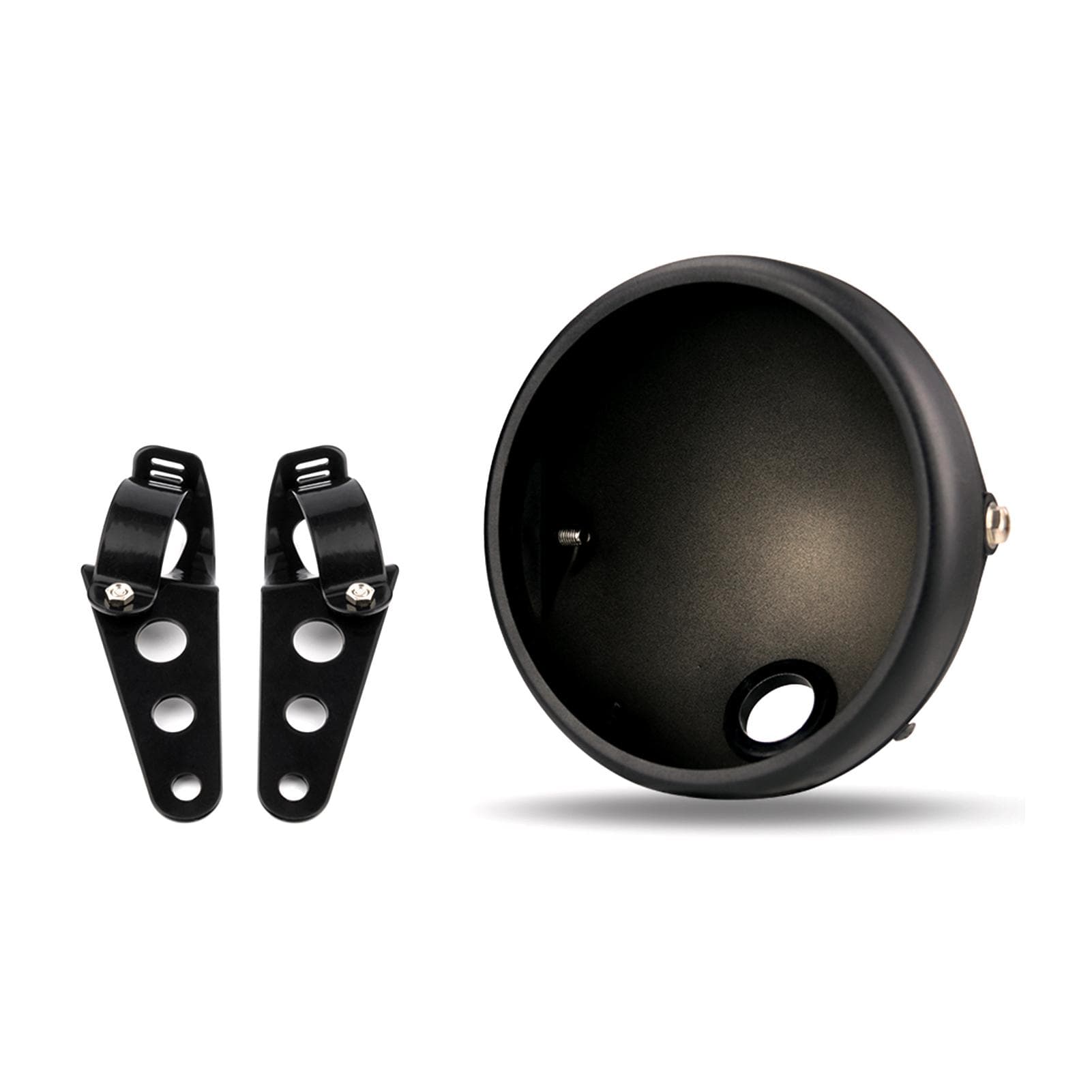 7 Inch Headlight Housing Bracket+Headlight Cover Universal Headlamp Shell 35mm to 43mm Front Shock Headlight Shell Brucket 35-43mm