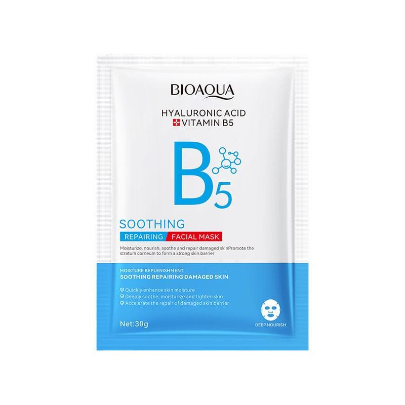 BIOAOUA Vitamin B5 Hyaluronic Acid Soothing Repairing Mask