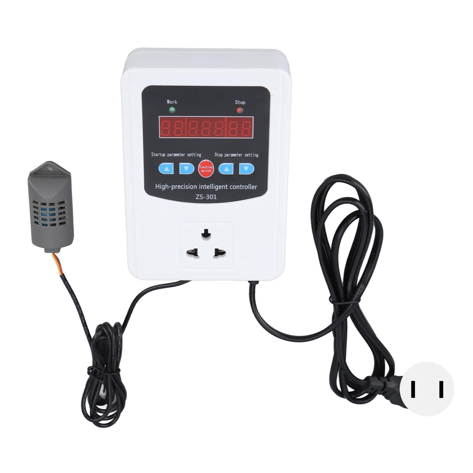 1500W Digital Humidity Controller LCD Display Humidistat Plastic Timing Air Humidity Controller for