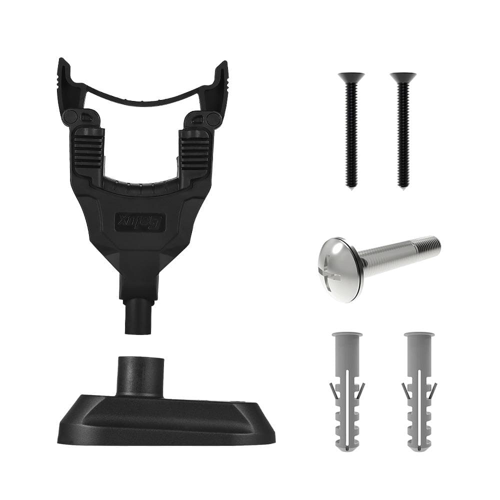 Guitar Wall Mount Hanger Holder Keeper Hook Stand Auto Lock System for Electric Acoustic Guitars black