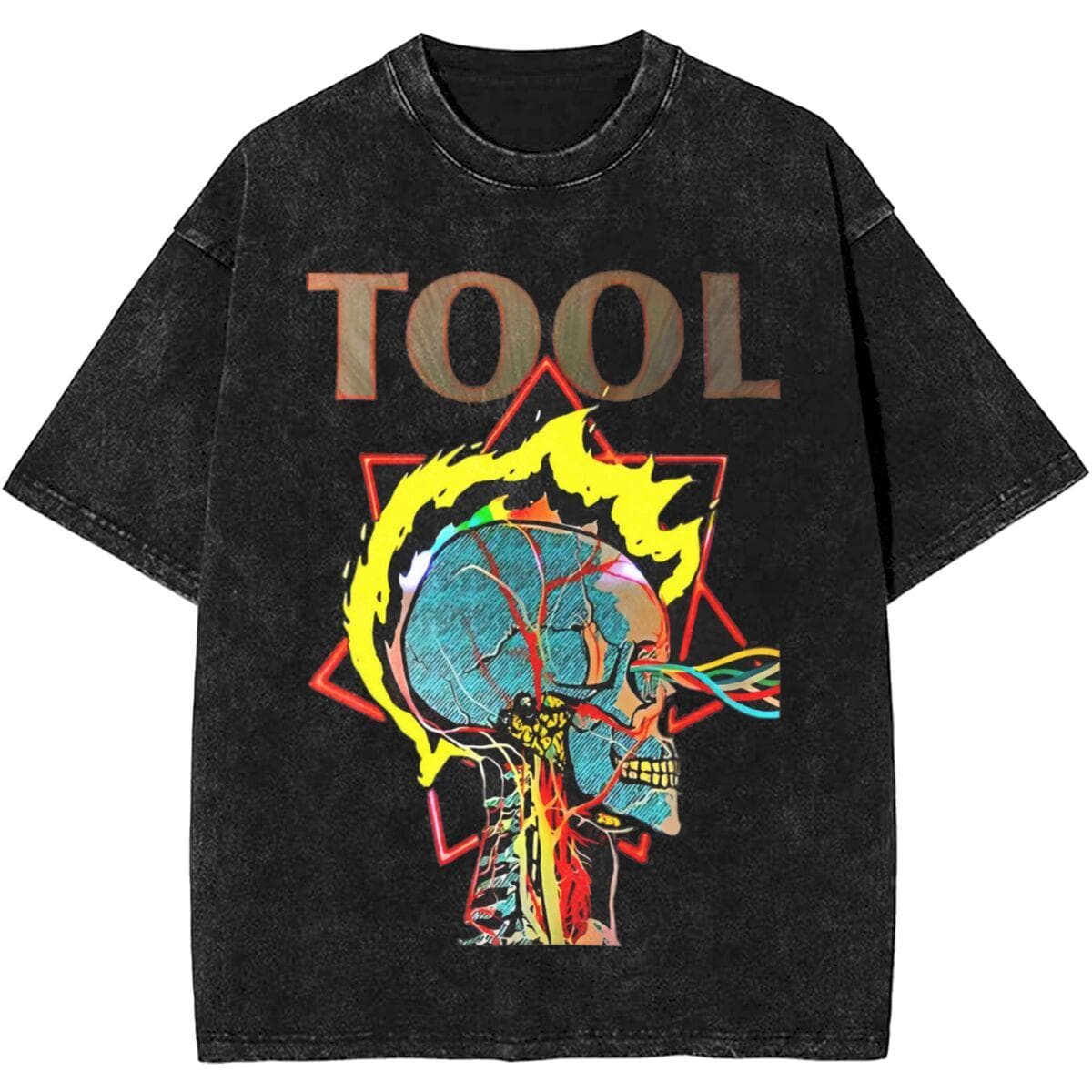 Men Women Rock Tool Band Lateralus Heavy Metal Music Vintage Washed T Shirt Merch Cotton Top Clothes Oversized 3XL