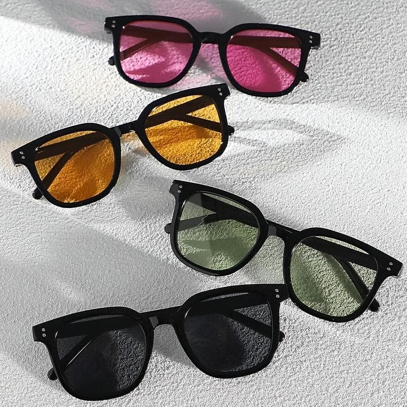 4pcs Women Plastic Fashion Glasses for Daily Travel Vacation Wedding Season Accessories Trendy Stylish