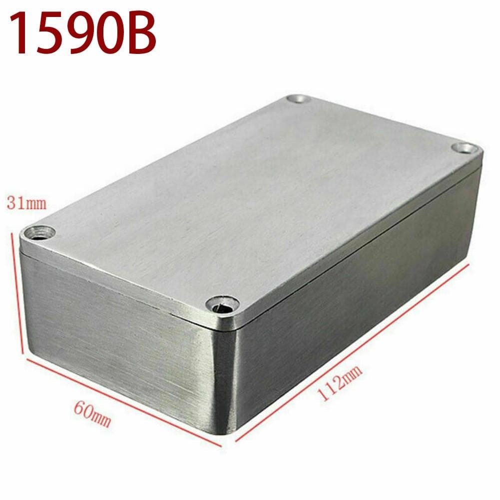 Metal Electric Case Silver Enclosure Lid Height Mm 1590B (112x60x31mm)