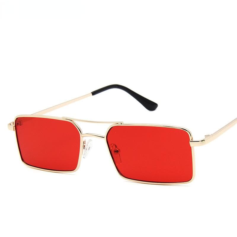 Classic Retro Sunglasses Women Glasses Lady Steampunk Metal Sun Glasses Outdoor Vintage Sunglasses Eyewear red