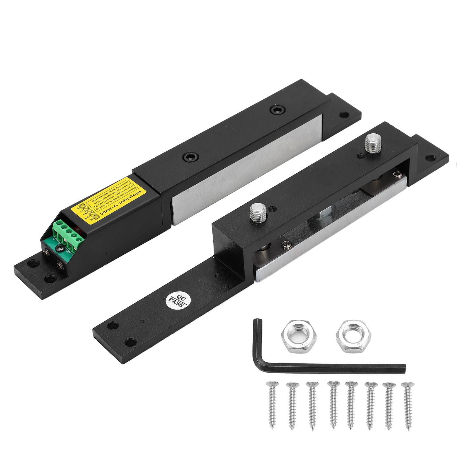 Electric Magnetic Lock 2000Ibs Holding Force 12?24V Double Coil Adjustable Delay Concealed Mount