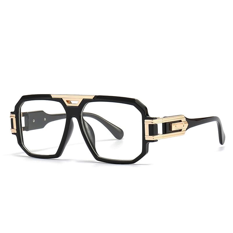 New Modern Retro Large Frame Men Sunglasses Ins Street Style Big Brand Ink Cross Border Export