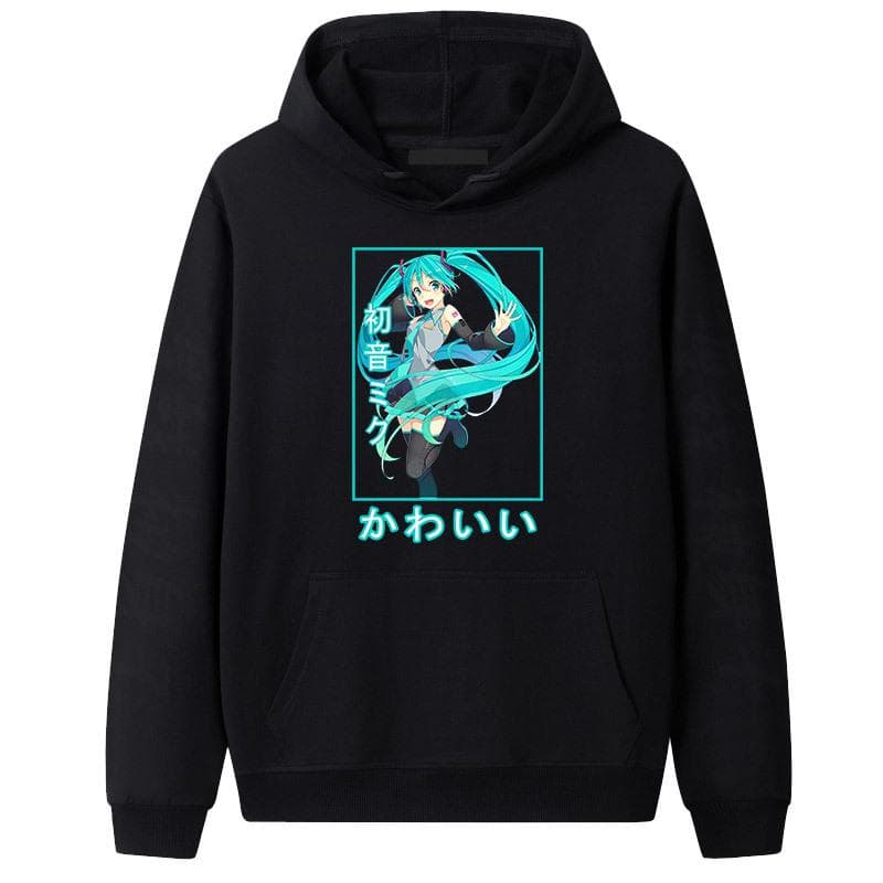 Hatsune Miku Hatsune Miku Mar Ainime Amazon Sweater Hoodie Couple XL