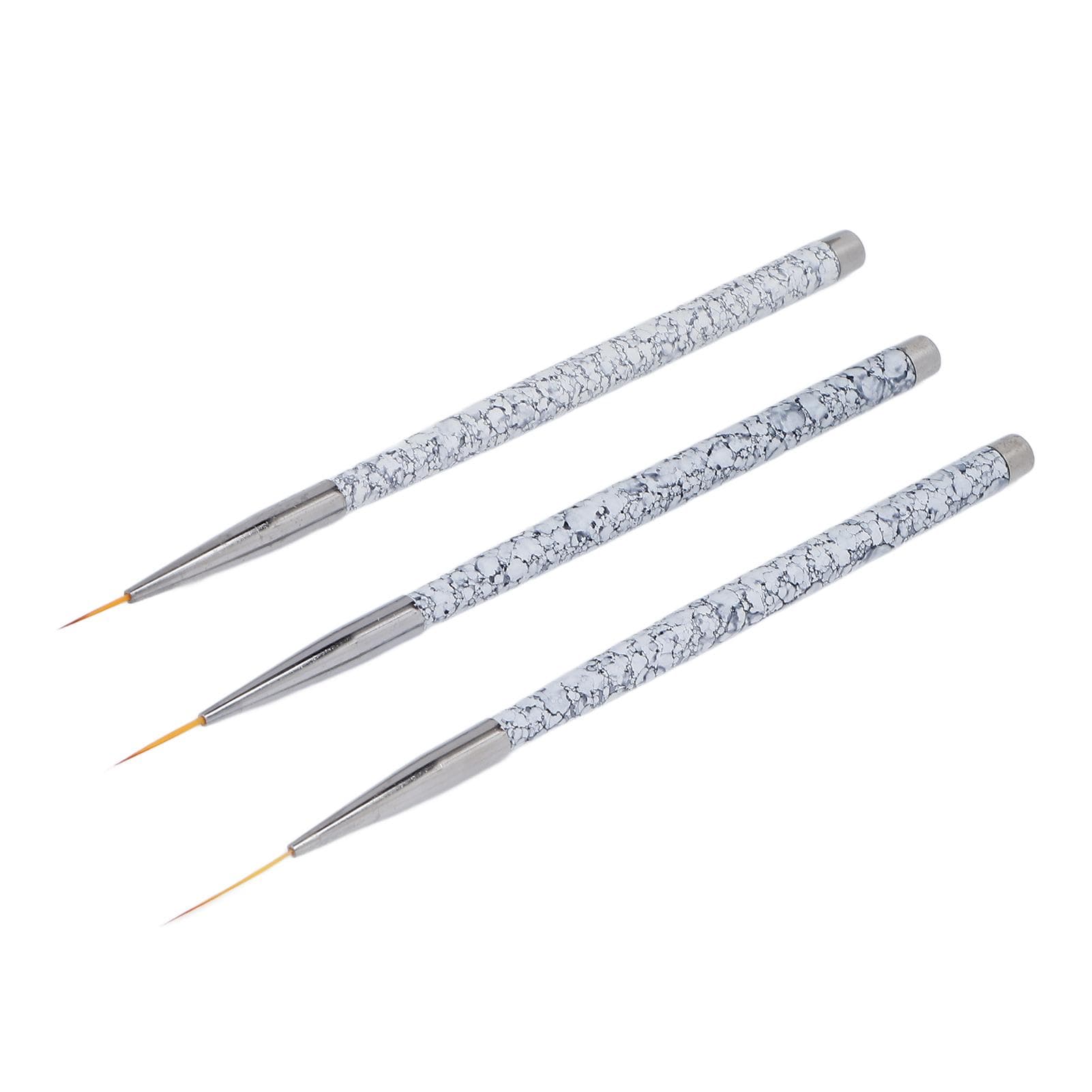 3pcs Professional Nail Art Liner Brush Set Nail Painting Drawing Brushes Set Manicure Tools