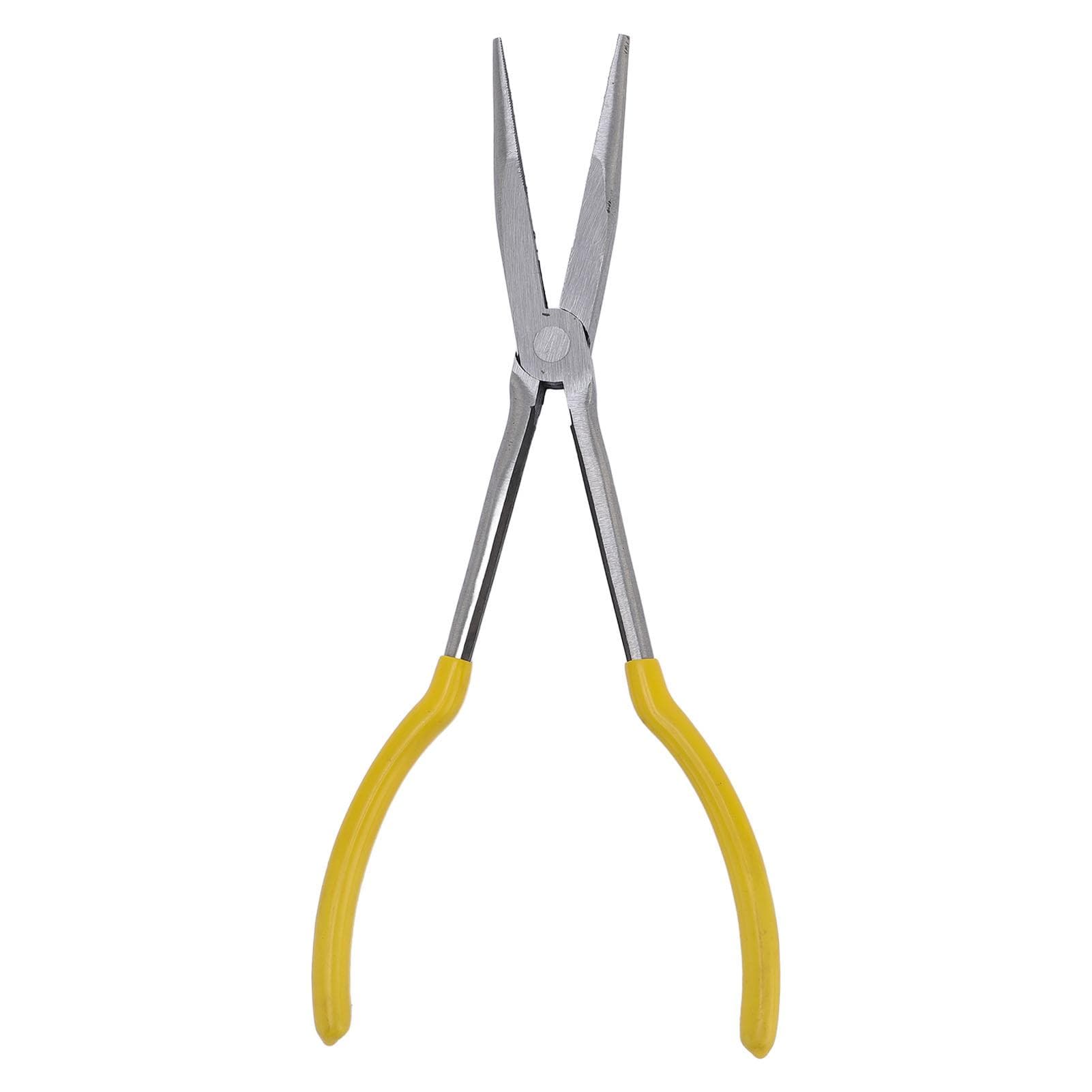 11in Long Reach Needle Nose Plier Precise Ergonomic Grip Multifunctional for Small Space Auto
