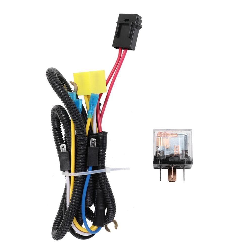 Universal 12V/24V Horn Cable Relay For Grille Mount Blast Tone Horns Motorcycle Horn Wire Wiring 12V