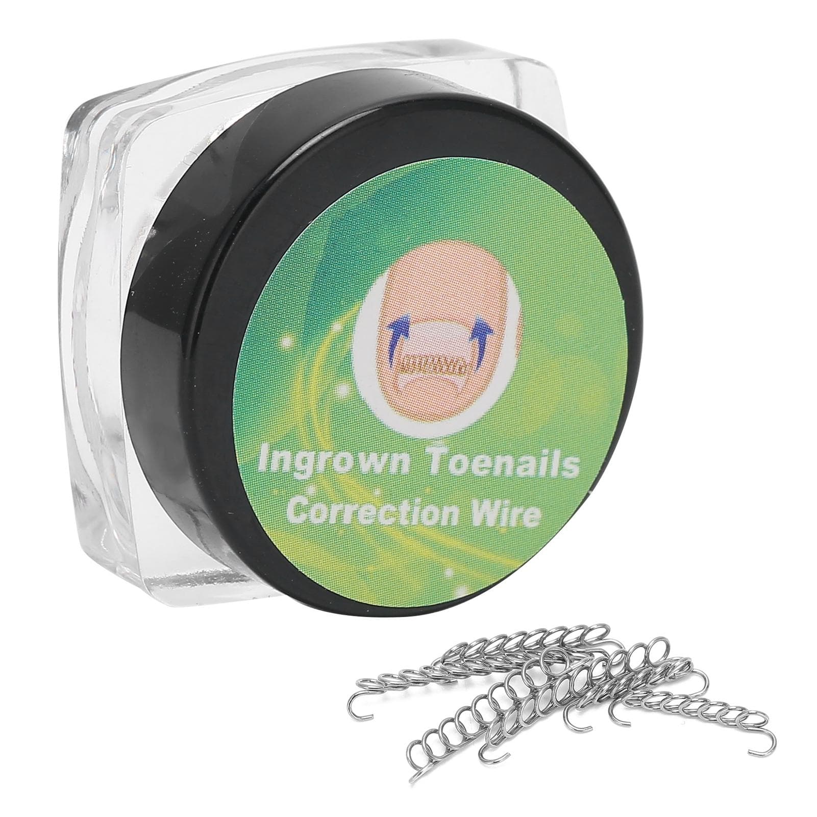 6pcs Ingrown Toenail Wire Fixer Stainless Steel Foot Care Pedicure Tools for Toenail Correction