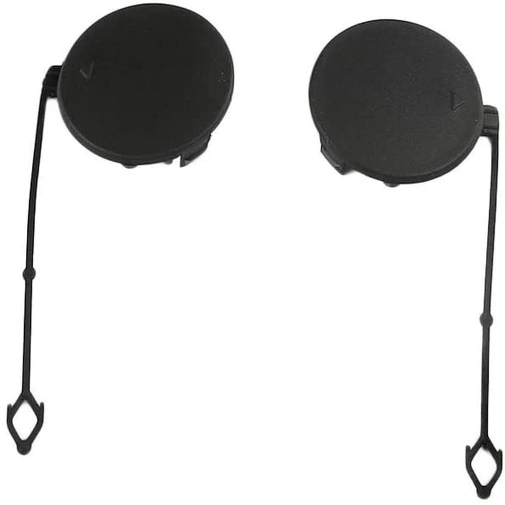 Pair Front Bumper Grill Tow Hook Cover Caps For BMW X5 E70 2007 2008 2009 2010