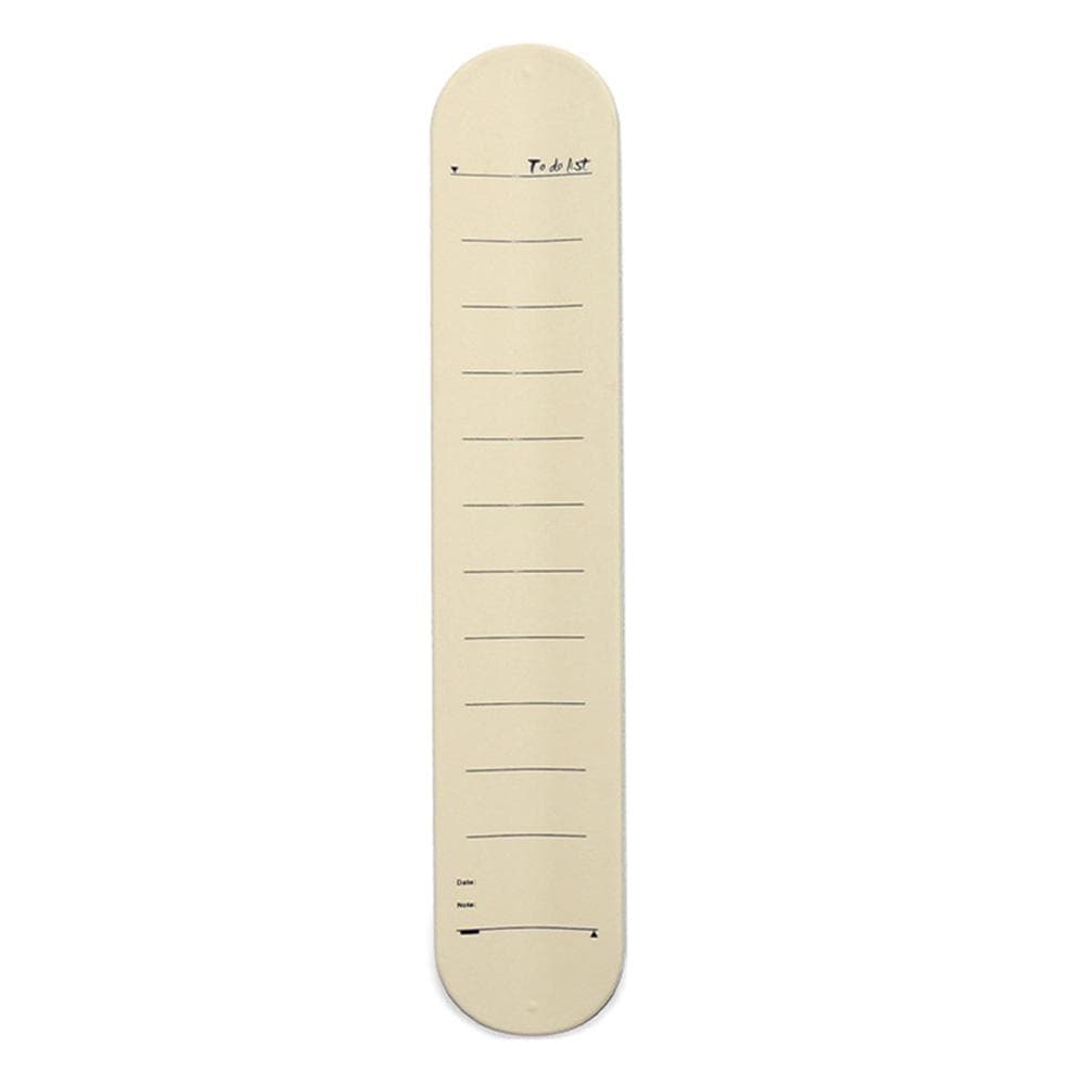 Wearable Notepad Silicone Memo Wrist Band Reminder Bracelet Waterproof to Do List Stap and Ruler Y-1