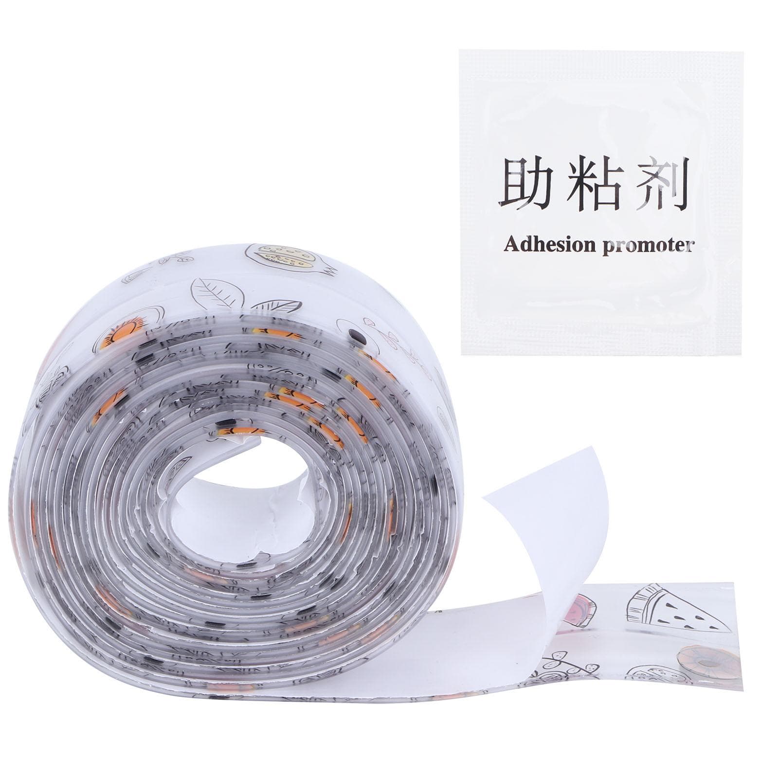 Wall Sealing Tape Waterproof Self Adhesive Sticker Caulk Strip for Bathroom Kitchen 3.2m(Green