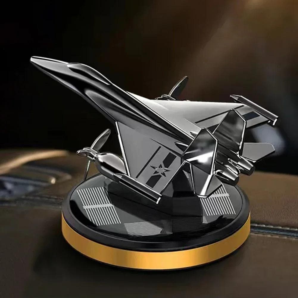 Car Air Freshener Solar Propeller Fighter Aromatherapy Car Interior Decoration Accessories Men's and Women's Car Perfume