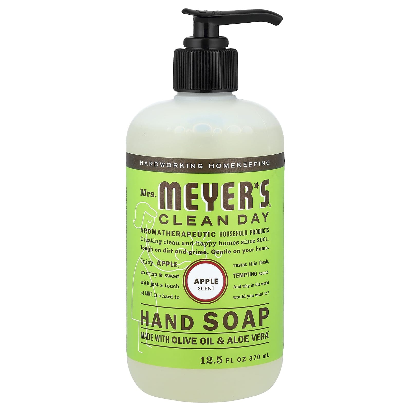 Mrs. Meyers Clean Day Hand Soap, Apple, 370ml (12.5fl oz)
