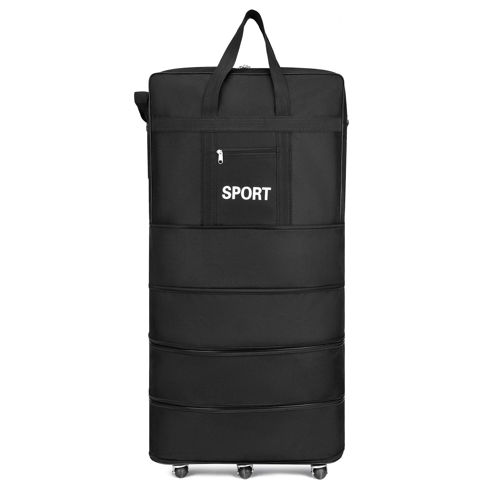 Expandable Suitcase Bag Foldable Rolling Luggage Bag for Travel Business 39inch