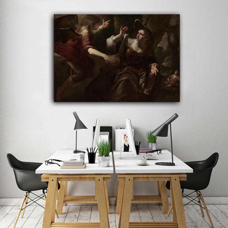 Rhinestone Appears To Hagar and Ishmael Diamond Painting Stickers Decorative Painting Cross Stitch 20X30