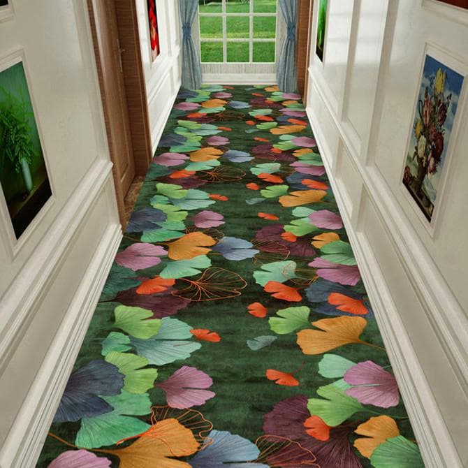 European Long Corridor Carpets for Hallway Living Room Decoration Home Anti-skid Entry Floor Mats Hotel Lobby Stairway Area Rugs 60x100cm