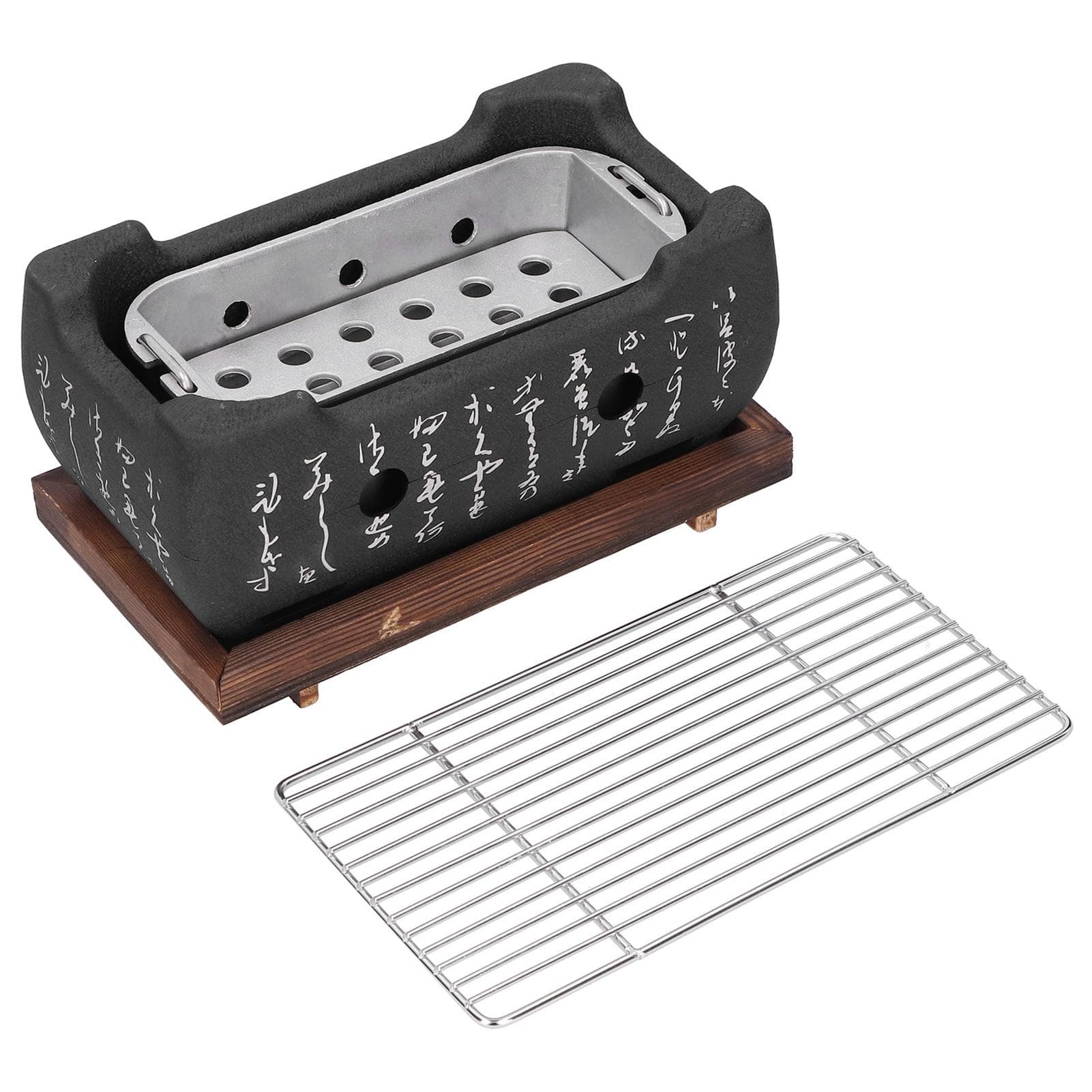Japanese Barbecue Grill Mini Household Aluminium Alloy Charcoal Barbecue Stove Oven Accessories