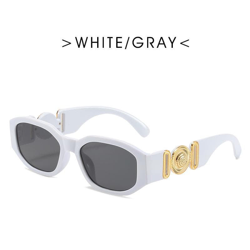 New Fashion Vintage Glasses Small Rectangle Sunglasses Women Gradient Square UV400 Eyewear Oculos De Sol As the picture shown