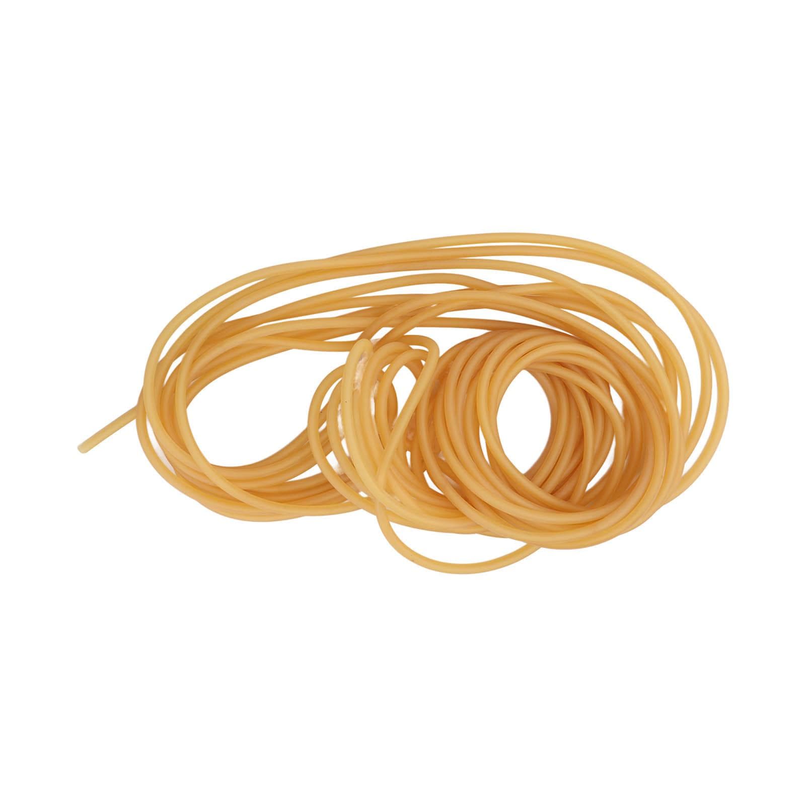 2050 10M Outdoor Natural Latex Rubber Tube Stretch Elastic Tube Hunting Replacement BandOrange