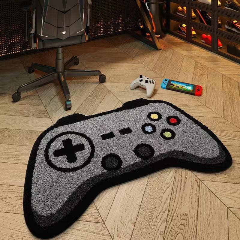 Special Game Controller Imitation Cashmere Carpet Comfortable Soft Living Room Foot Mat Esports Bedroom Bed Blanket 40x60cm 16x24inch