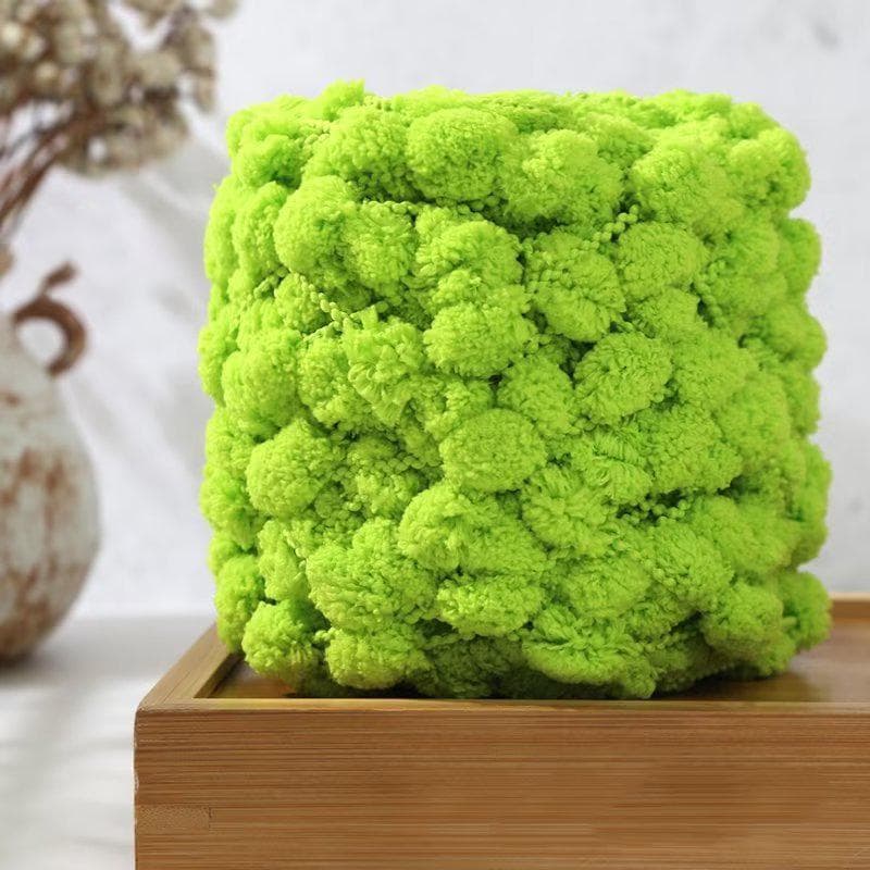100g/roll Snowball Wool Colorful Thick Ball Yarn Rainbow Velvet Polyester Yarn