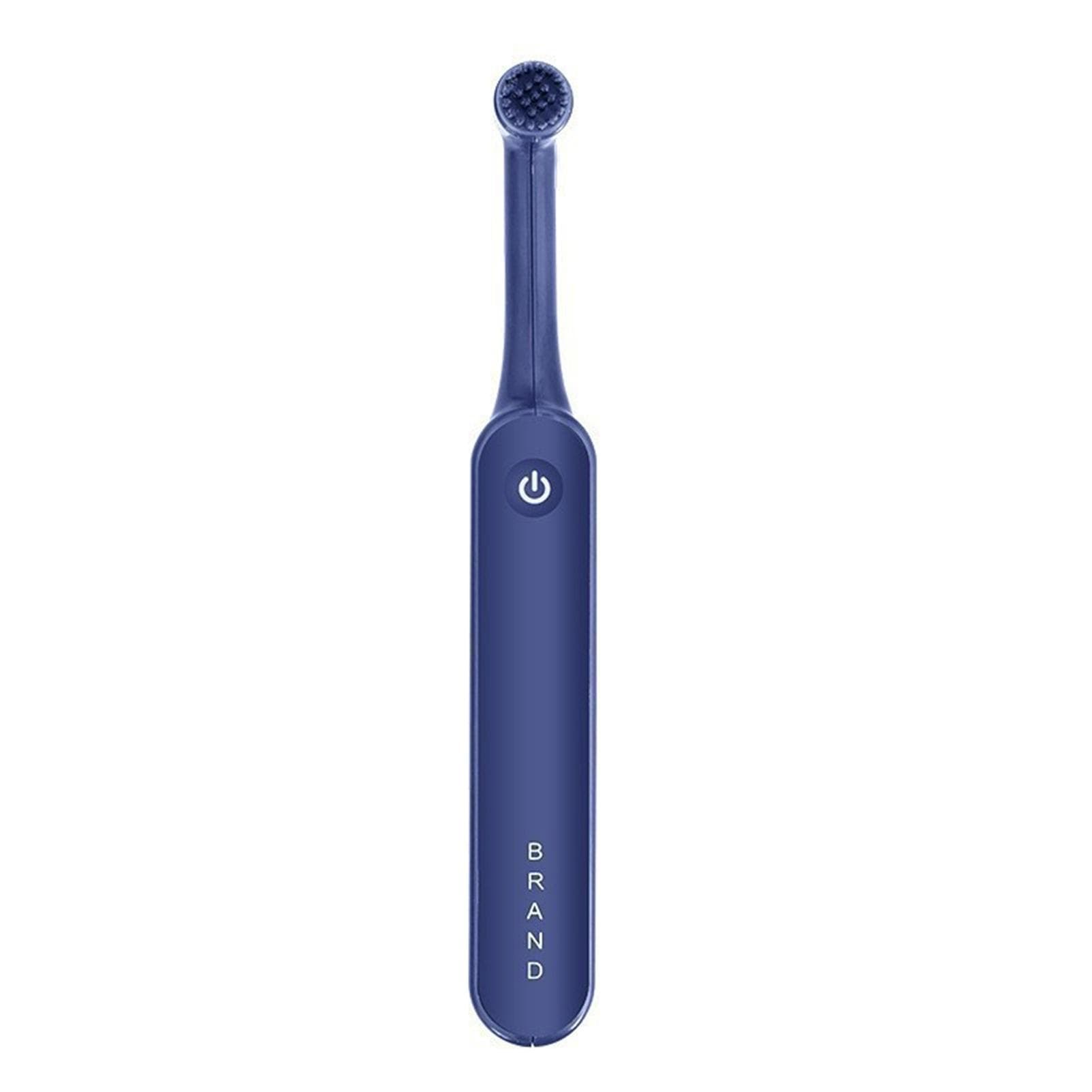 Electric Rechargeable Rotating Toothbrush Intelligent Timing Two-speed Cleaning IPX7 Waterproof blue