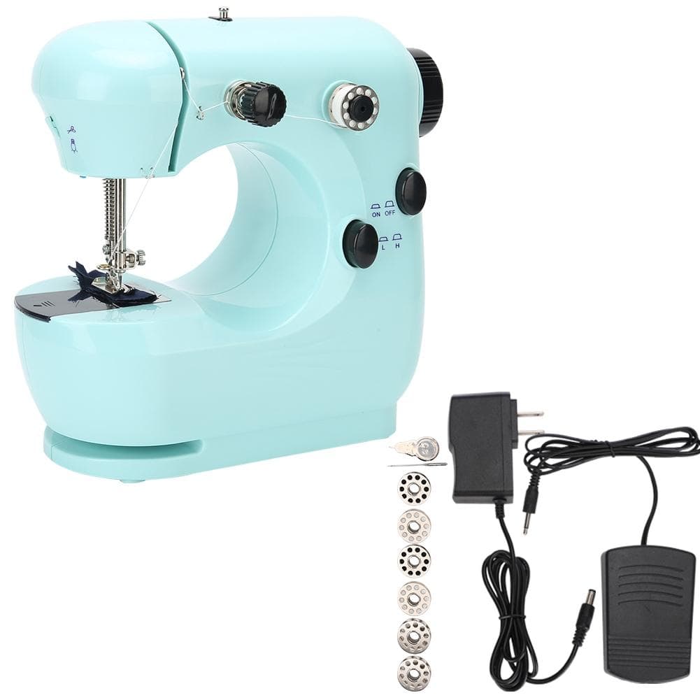 Portable Table Sewing Machine Mending Multifunctional Home DIY Embroidery Tool 100‑240VUS Plug US Plug