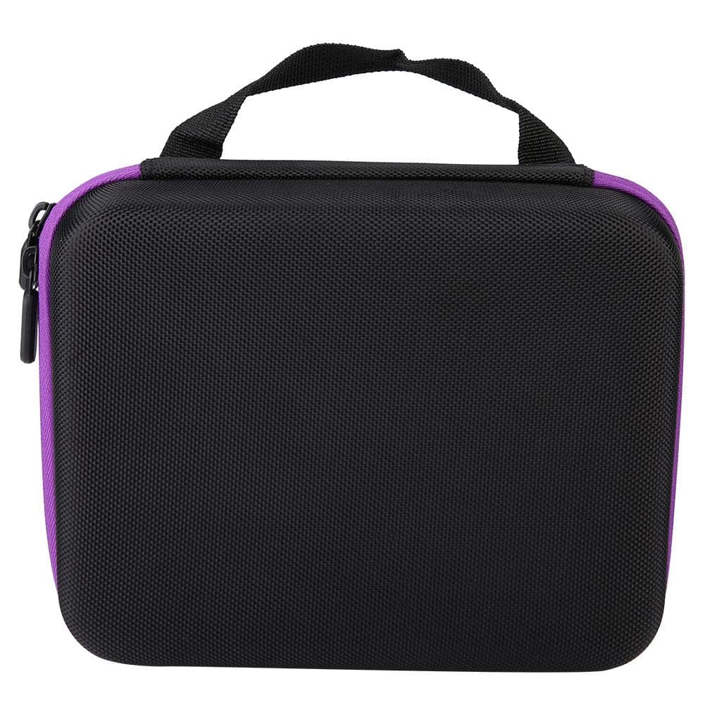 30 bottles Essential Oil Storage Bag Aromatherapy Essential Oil Handbag Purple