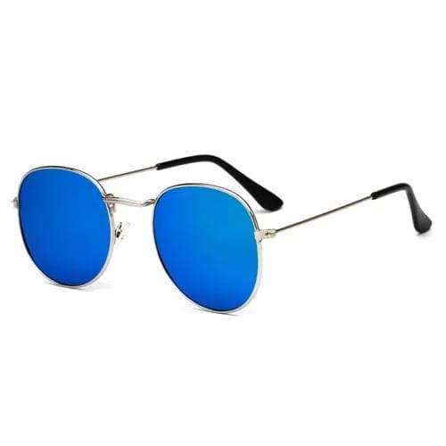 Small Retro Round Sunglasses for Women Vintage Designer Brand Luxury Mirror Ray Glasses Oculos De Sol Eyewear