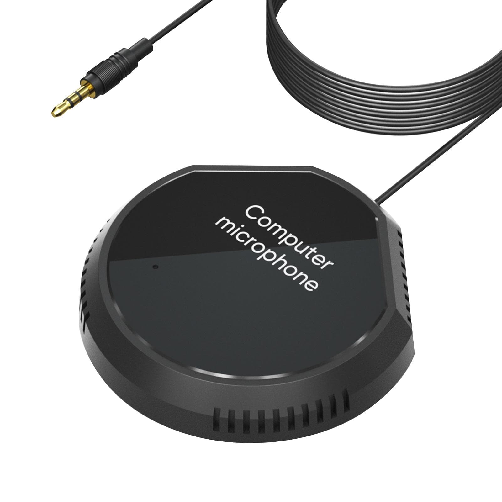 Desktop USB Conference Speakerphone Microphone 360 degrees Omnidirectional Condenser Plug & Play PC 3.5mm plug