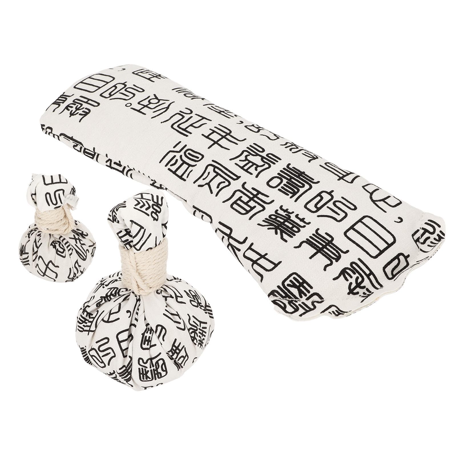 Wormwood Hot Compress Ball Set Men Women Body Relax Eye Area Hot Compress Bag for Waist Shoulder