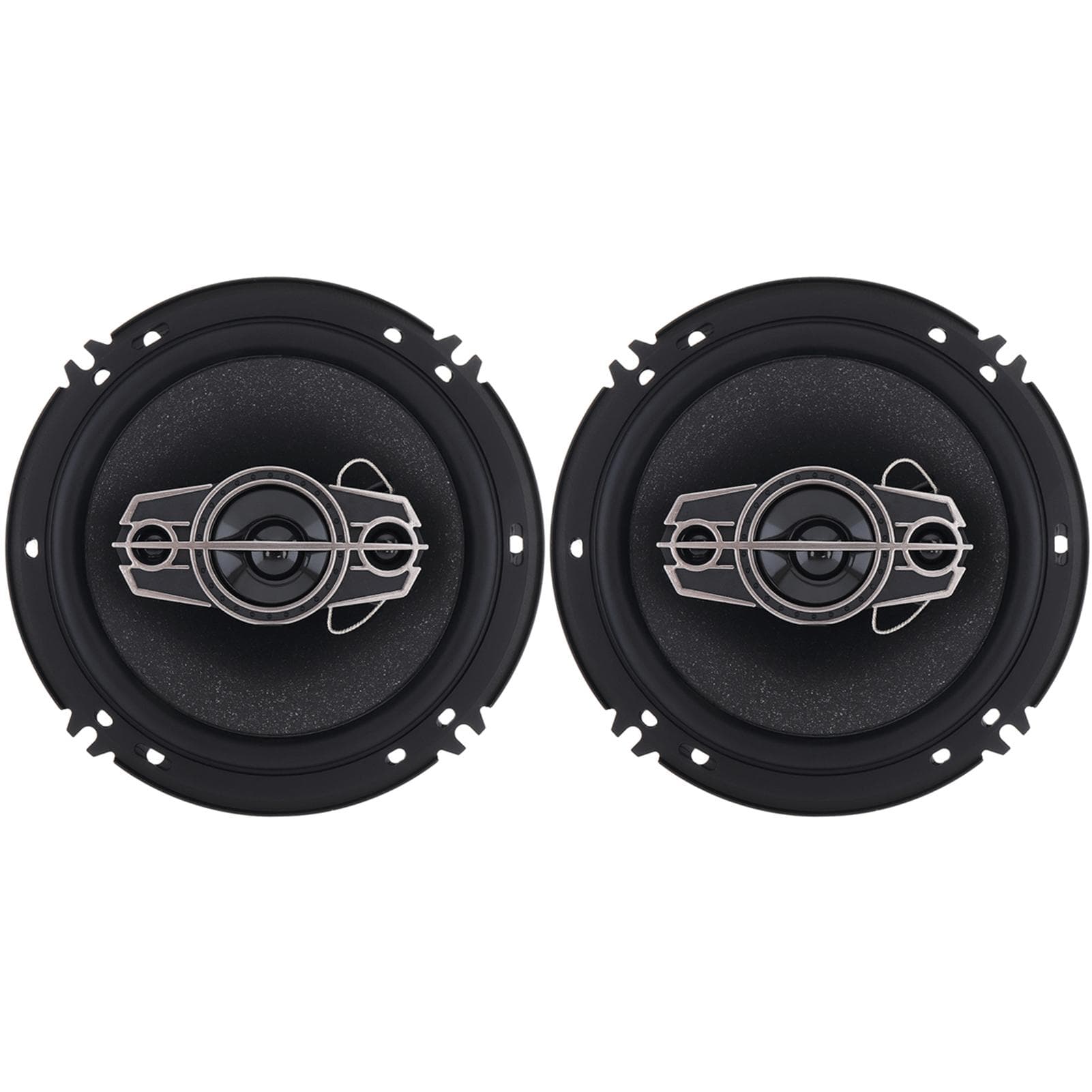 One Pair 6 Inch Car Stereo Door Speakers 600 Watts Max, 4 Way, Full Range Audio, Tweeters, Coaxial