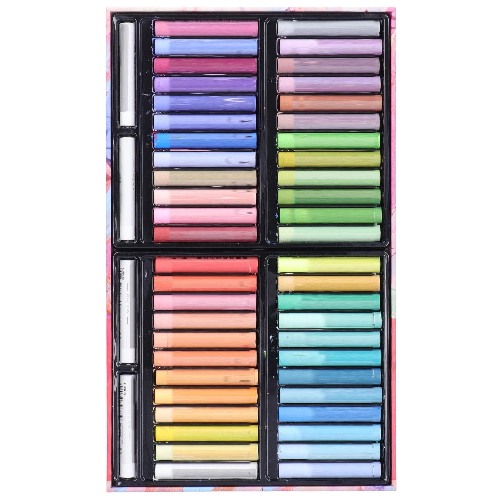 52Pcs Oil Pastel Set Rich Bright Colors Unique Texture Write Smoothly Strong Adhesion Pastels Art