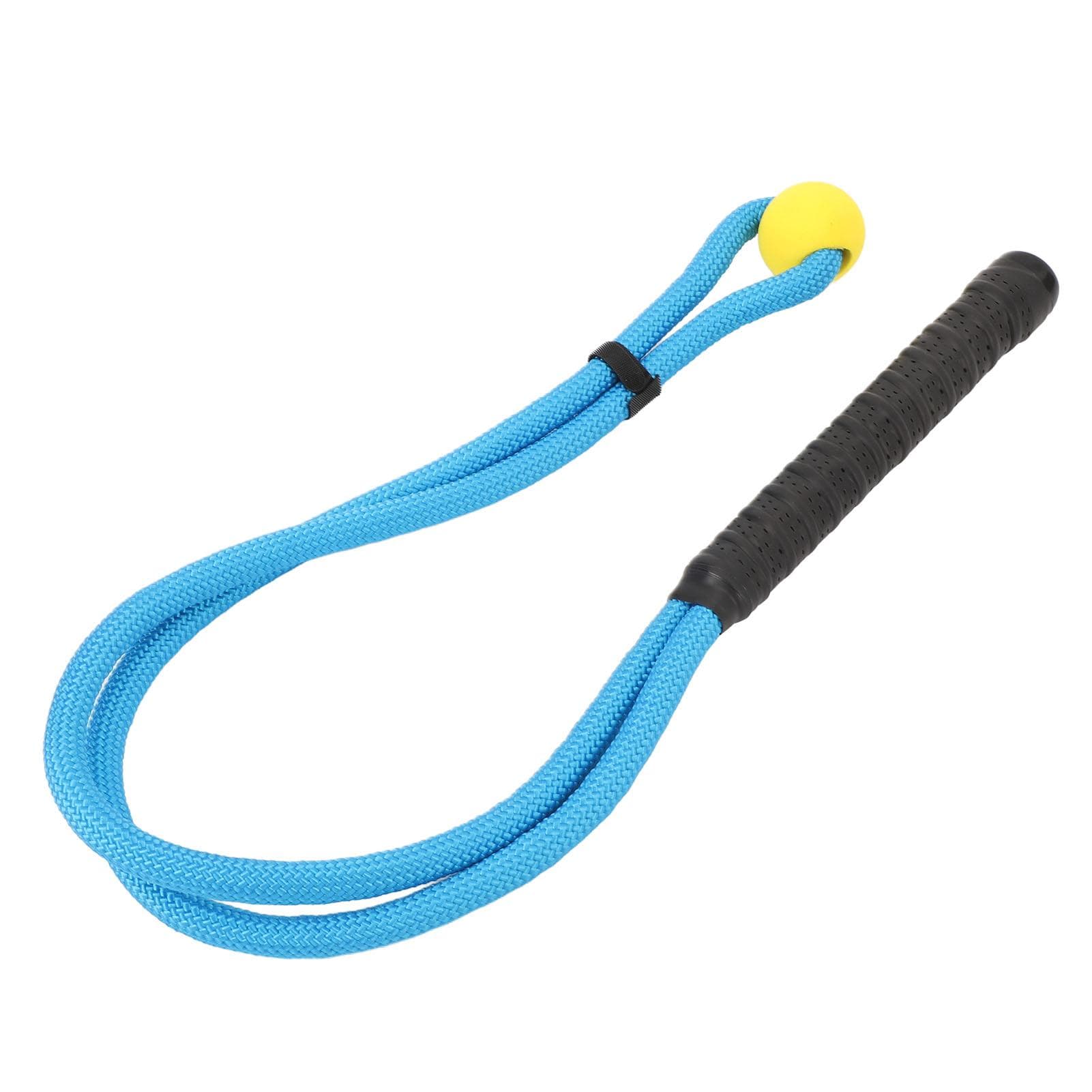 Club Swing Training Aid Nylon Rubber Comfortable Grip Club Swing Rope for Correcting Posture Blue