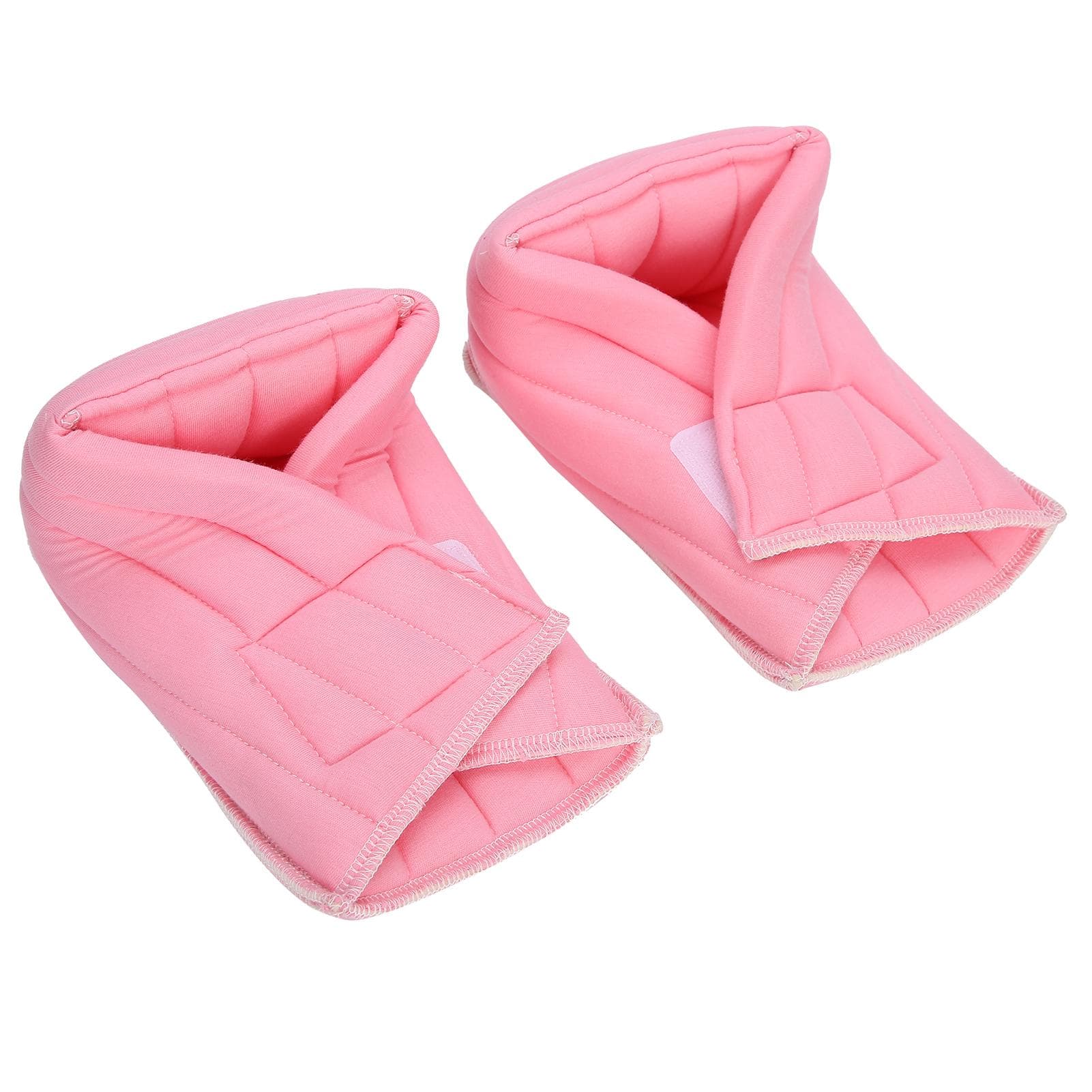 Pairs Foot Ankle Support Cover Pad Adjustable Supplies for Elderly Patient Bed Nursing CareLight pink