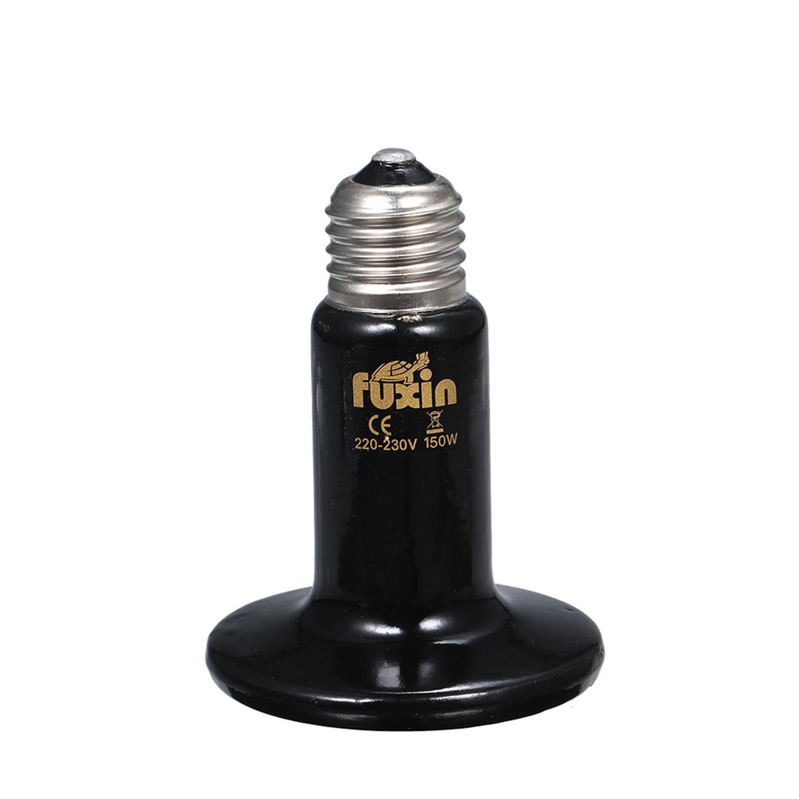 AC220-230V Ceramic Heat Emitter Light Pet Reptile Broder Lamp Bulb E26/E27 Base Holder Socket type 2 150w