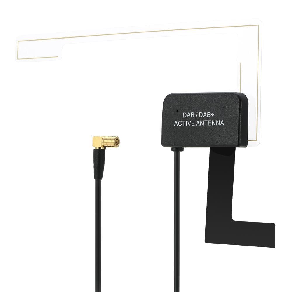 Car Radio Antenna Digital DAB DAB+ Active Antenna Connector Universal SMB Connector