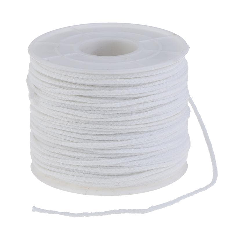 61M Cotton Braid Candle Wick Core Spool Non-Smoke DIY Oil Lamps Supplies
