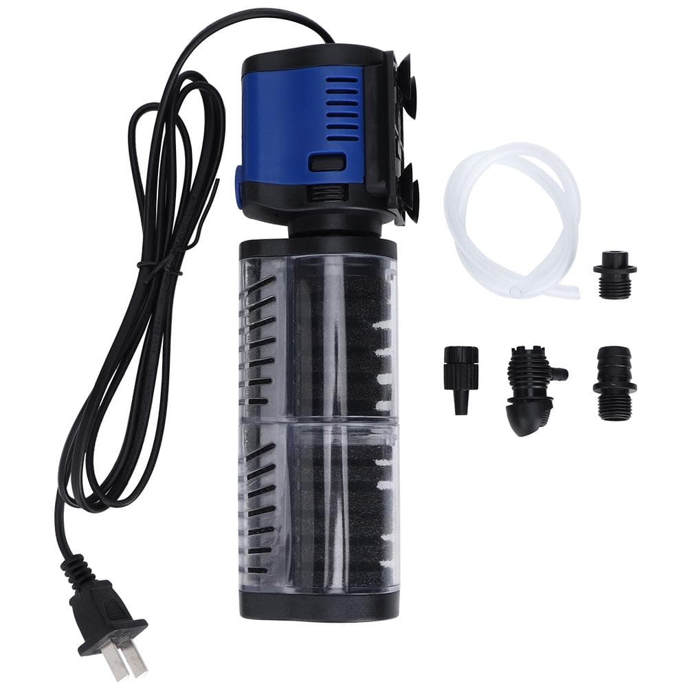 Aquarium Fish Tank Power Filter Submersible Pump Mute Aeration Pumps CN (JQP-500F 5W)