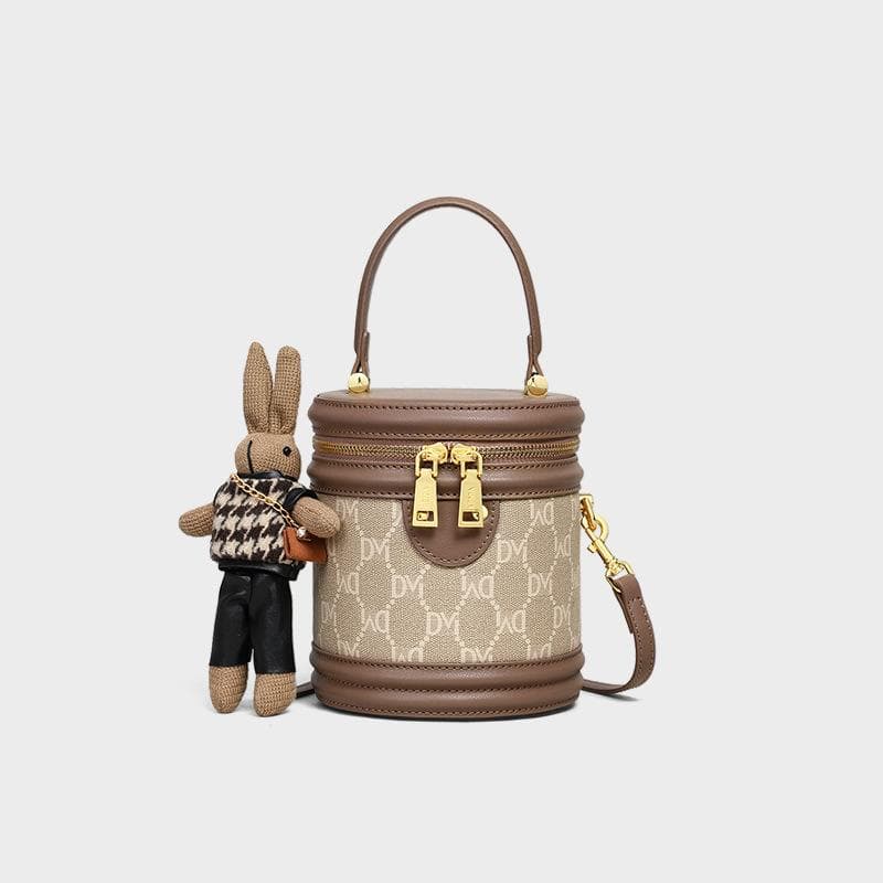 Bag Women's Bag Crossbody Bag Summer Bucket Bag High-grade Exquisite Handbag khaki
