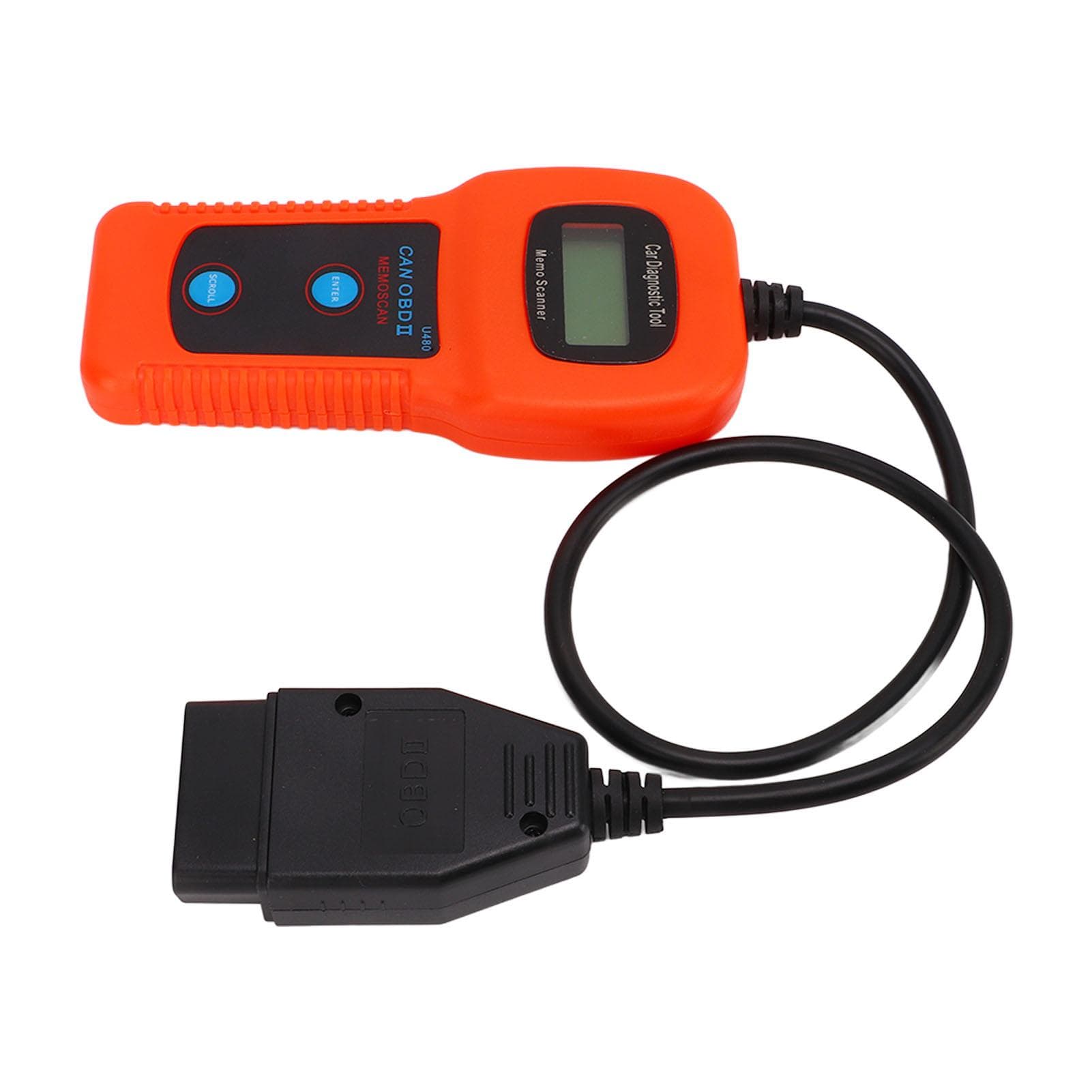 U480 Car OBD2 Diagnostic Scanner LCD Display 10?12V DC Universal Engine Code Reader Tool
