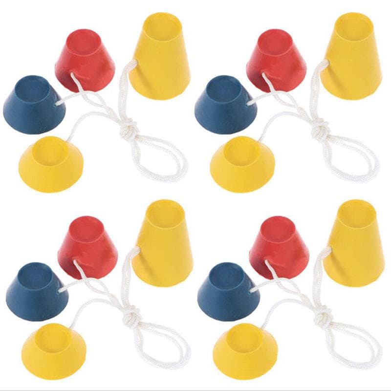 16pcs Golf Rubber Tees Stringed 4 Sizes Pyramid Ball Holder Equipment Set 16Pcs