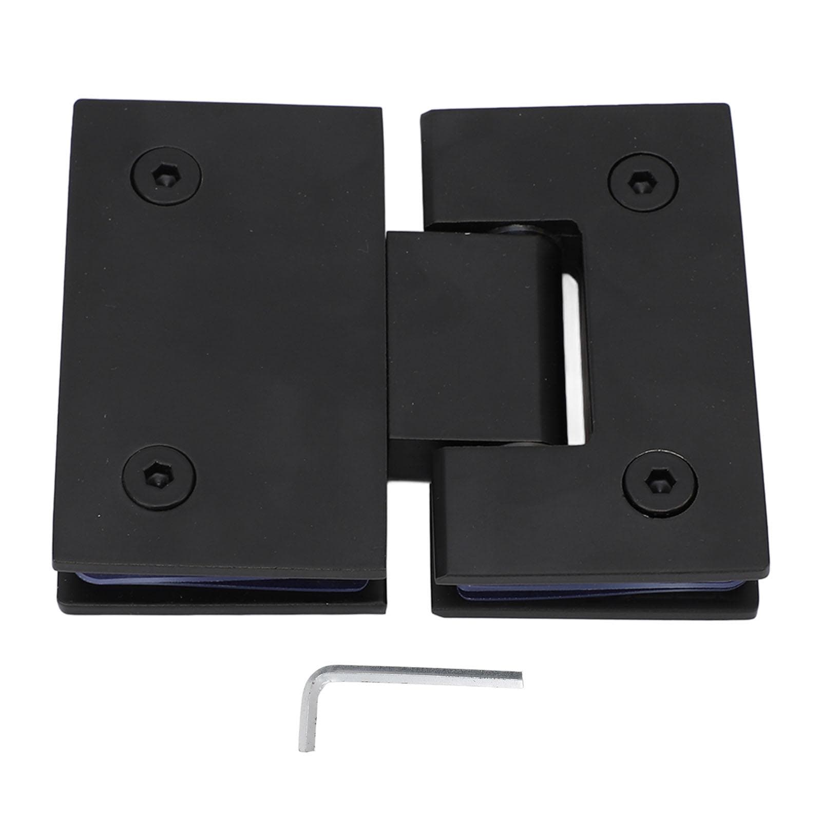 Glass Shower Door Hinges 180 Degree Stainless Steel Heavy Duty Glass Door Hinges for 5/16-1/2in